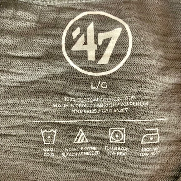 Boston Red Sox Fenway Park MLB Gray 47 Brand Short Sleeve Shirt Mens Large - Picture 4 of 5